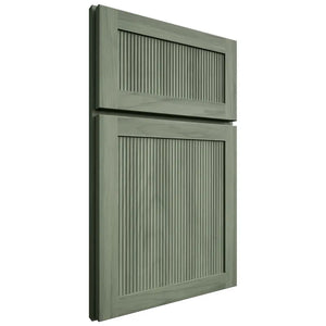 Shiloh Cabinetry Full Overlay Bristol Hickory Plain Cut Moss Door