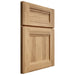 Shiloh Cabinetry Full Overlay Bristol Hickory Plain Cut Natural Door