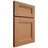 Shiloh Cabinetry Full Overlay Bristol Maple Plain Cut Cashmere Door