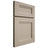 Shiloh Cabinetry Full Overlay Bristol Maple Plain Cut Pebble Door