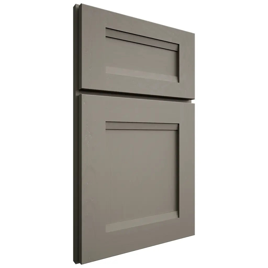 Shiloh Cabinetry Full Overlay Bristol Maple Plain Cut Thyme Door