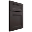 Shiloh Cabinetry Full Overlay Bristol Poplar Plain Cut Carbon Door
