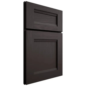 Shiloh Cabinetry Full Overlay Bristol Poplar Plain Cut Carbon Door