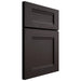 Shiloh Cabinetry Full Overlay Bristol Poplar Plain Cut Carbon Door