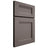 Shiloh Cabinetry Full Overlay Bristol Poplar Plain Cut Heatherstone Door