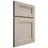 Shiloh Cabinetry Full Overlay Bristol Poplar Plain Cut Seagull Door