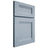 Shiloh Cabinetry Full Overlay Bristol Poplar Plain Cut Sky Door