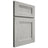 Shiloh Cabinetry Full Overlay Bristol Poplar Plain Cut Stratus Door