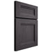Shiloh Cabinetry Full Overlay Bristol Red Oak Plain Cut Harbor Door