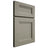 Shiloh Cabinetry Full Overlay Bristol Red Oak Plain Cut Thyme Door