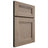 Shiloh Cabinetry Full Overlay Bristol White Oak Plain Cut Almond Door