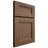 Shiloh Cabinetry Full Overlay Bristol White Oak Plain Cut Autumn Door