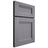 Shiloh Cabinetry Full Overlay Bristol White Oak Plain Cut Cadet Door
