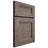Shiloh Cabinetry Full Overlay Bristol White Oak Plain Cut Clay Door