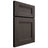 Shiloh Cabinetry Full Overlay Bristol White Oak Plain Cut Creekside Door