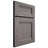 Shiloh Cabinetry Full Overlay Bristol White Oak Plain Cut Flagstone Door