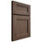 Shiloh Cabinetry Full Overlay Bristol White Oak Plain Cut Mineral Door