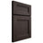 Shiloh Cabinetry Full Overlay Bristol White Oak Plain Cut Morel Door