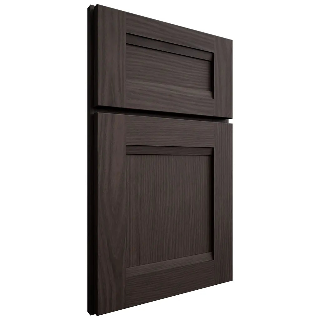 Shiloh Cabinetry Full Overlay Bristol White Oak Plain Cut Morel Door