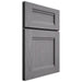 Shiloh Cabinetry Full Overlay Bristol White Oak Plain Cut Sterling Door
