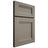 Shiloh Cabinetry Full Overlay Bristol White Oak Plain Cut Thyme Door