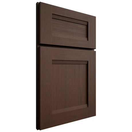 Shiloh Cabinetry Full Overlay Bristol White Oak Quarter Sawn Braun Door
