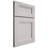 Shiloh Cabinetry Full Overlay Bristol White Oak Quarter Sawn Cotton Door