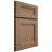 Shiloh Cabinetry Full Overlay Bristol White Oak Quarter Sawn Medium Door