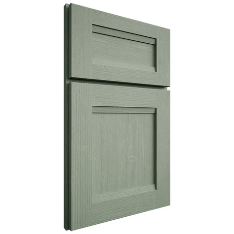 Shiloh Cabinetry Full Overlay Bristol White Oak Quarter Sawn Moss Door