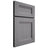 Shiloh Cabinetry Full Overlay Bristol White Oak Quarter Sawn Sterling Door