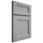 Shiloh Cabinetry Full Overlay Bristol White Oak Quarter Sawn Stratus Door