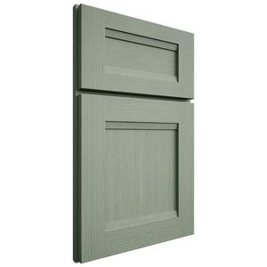 Shiloh Cabinetry Full Overlay Bristol White Oak Rift Cut Moss Door