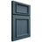 Shiloh Cabinetry Full Overlay Charleston Hickory Plain Cut Hudson Door
