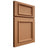 Shiloh Cabinetry Full Overlay Charleston Maple Plain Cut Cashmere Door