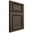 Shiloh Cabinetry Full Overlay Charleston Maple Plain Cut Perfect Brown Door