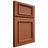 Shiloh Cabinetry Full Overlay Charleston Maple Plain Cut Spice Door