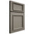 Shiloh Cabinetry Full Overlay Charleston Maple Plain Cut Thyme Door