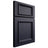 Shiloh Cabinetry Full Overlay Charleston Paintable Hale Navy Door