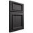Shiloh Cabinetry Full Overlay Charleston Paintable Iron Ore Door
