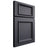 Shiloh Cabinetry Full Overlay Charleston Paintable Outerspace Door