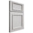 Shiloh Cabinetry Full Overlay Charleston Paintable Repose Gray Door