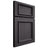 Shiloh Cabinetry Full Overlay Charleston Red Oak Plain Cut Harbor Door