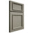 Shiloh Cabinetry Full Overlay Charleston Red Oak Plain Cut Thyme Door
