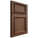 Shiloh Cabinetry Full Overlay Charleston Walnut Plain Cut Natural Door