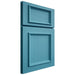 Shiloh Cabinetry Full Overlay Charleston White Oak Quarter Sawn Aqua Door