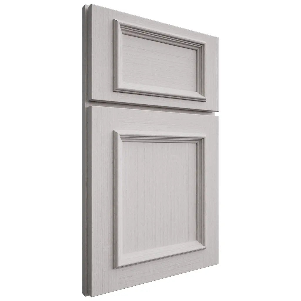 Shiloh Cabinetry Full Overlay Charleston White Oak Quarter Sawn Cotton Door