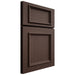 Shiloh Cabinetry Full Overlay Charleston White Oak Quarter Sawn Dusk Door