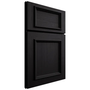 Shiloh Cabinetry Full Overlay Charleston White Oak Quarter Sawn Ink Door