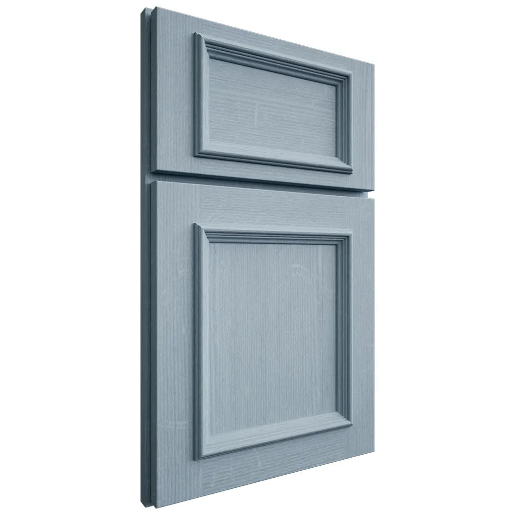 Shiloh Cabinetry Full Overlay Charleston White Oak Quarter Sawn Sky Door