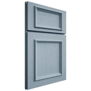 Shiloh Cabinetry Full Overlay Charleston White Oak Quarter Sawn Sky Door